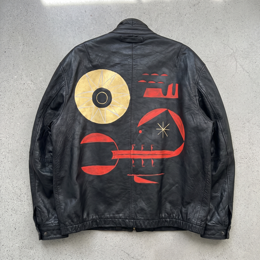 Custom Hand-Painted Leather Jacket | Bespoke Made to Order | LION Ibiza