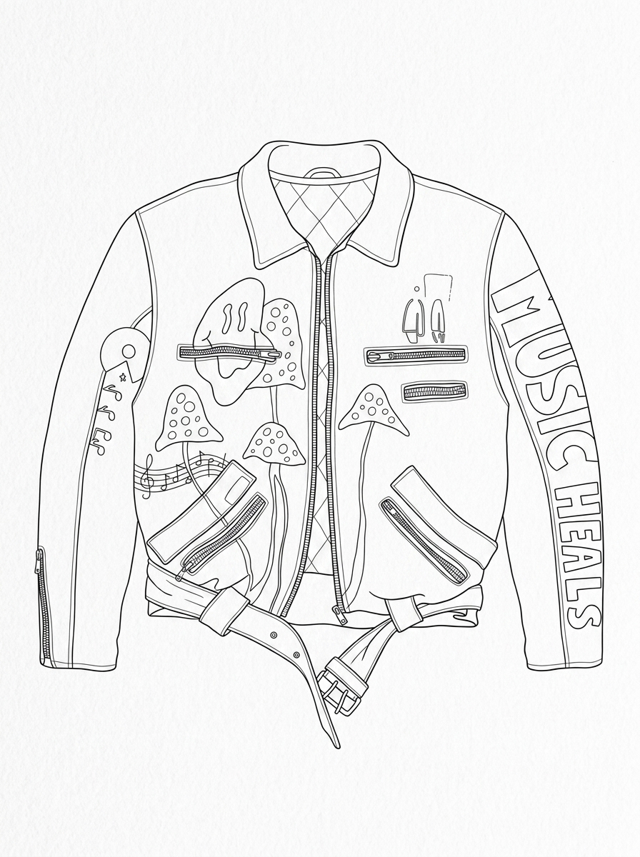 Custom Hand-Painted Leather Jacket | Made to Order | LION Ibiza