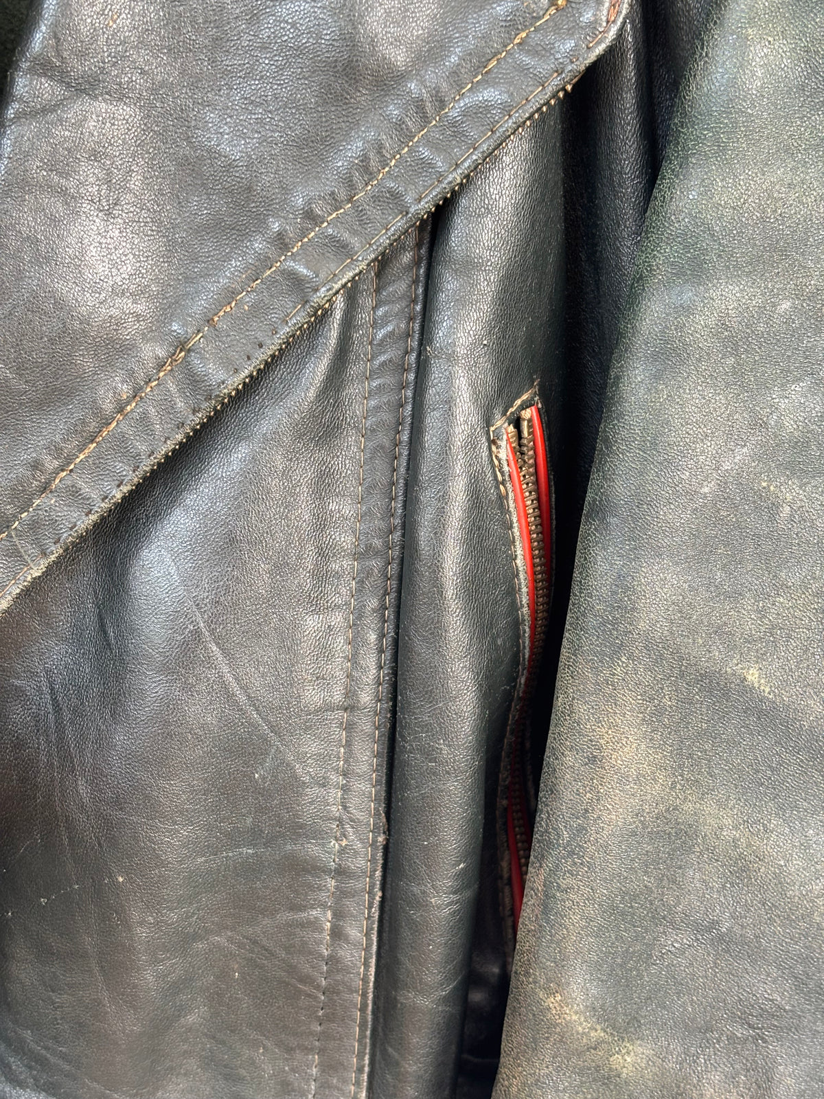 Hand-Painted Leather Jacket – The Question | Upcycled Vintage | LION Ibiza